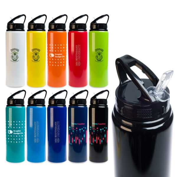 Amore 750ml Bottle - Flip Straw Lid - MM6B99